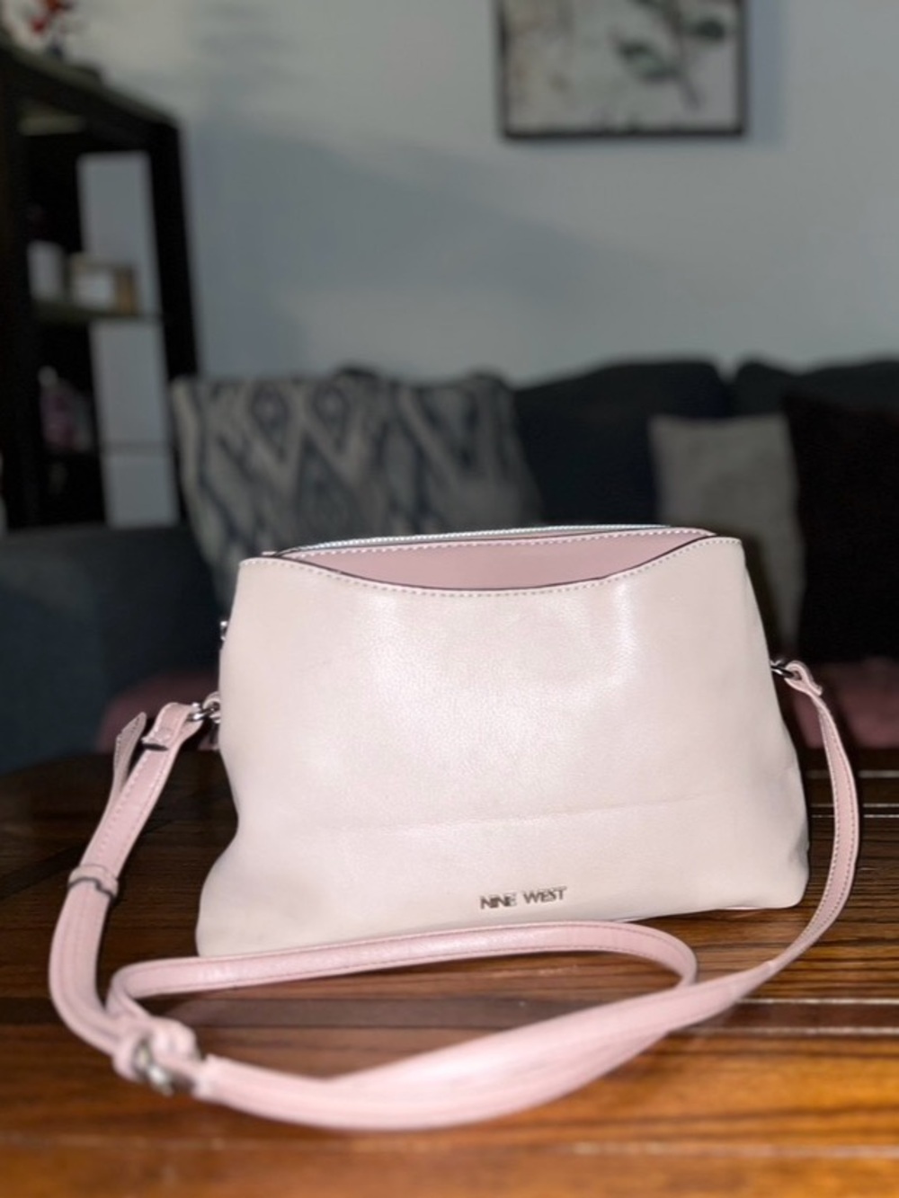 Nine West Blush Pink Crossbody Bag